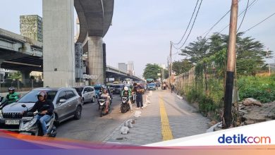 Sidewalk project near Fatmawati Mar is almost complete, here’s what it looks like