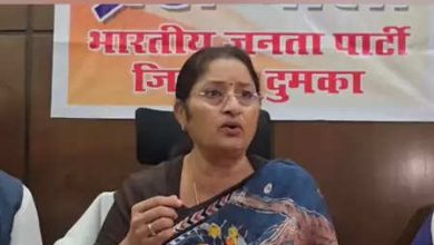 Jharkhand: In Dumka, Union Minister Annapurna appealed to take the ‘Vocal for Local’ campaign to each person.