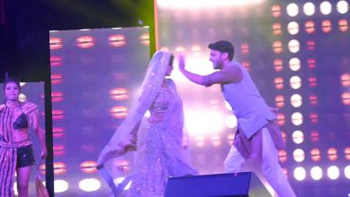 Sister -in -law jumped on stage as soon as brother -in -law challenged her! Even the spectators were stunned to see the powerful dance, watch the viral video here