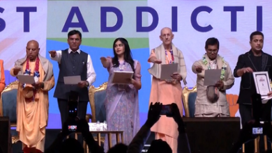 Minister of the Union Mansukh Mandaviya praised the drug diction campaign of the drug addict Iscon