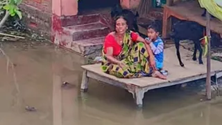 Siwan News: Bad smell, itching due to the weakening in Basantpur, villagers forced to live 12 days in the midst of water – Sivan families forced to live amid water for 12 days