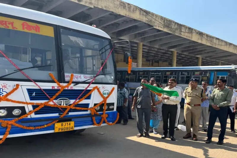 New roads bus service started from these districts Rajasthan to Delhi, marked by Collector-SP