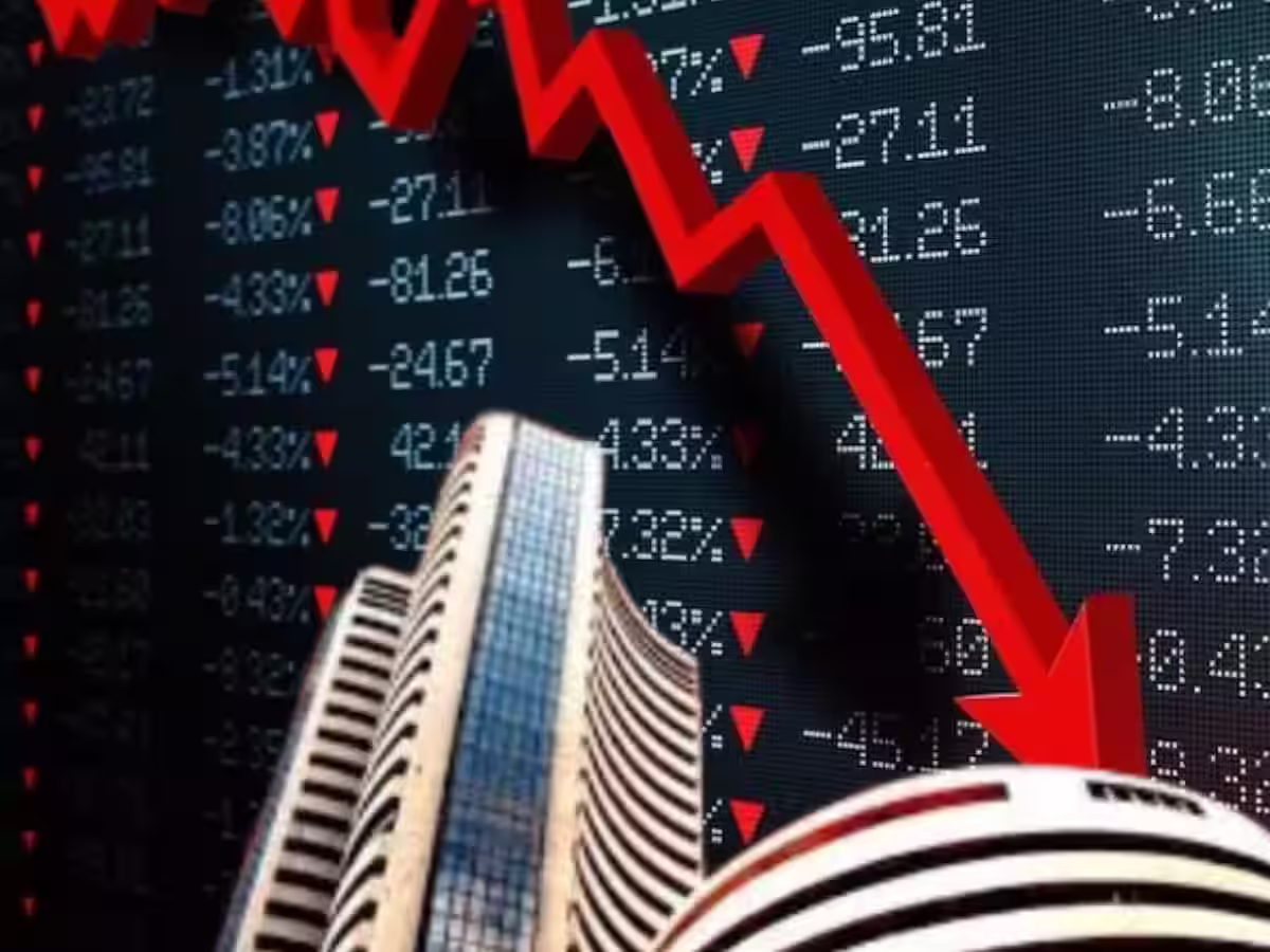 The closure of the stock market: Market closed in the red on the first day of the week, Sensex 170, Nifty closed 58 points lower.