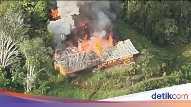 KKB acts again, burning the Kiwirok State Middle School building in the Papuan mountains