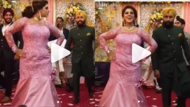 Awesome dance between sister -in -law and brother -in -law! The bride created a stir on the dance floor with her sisters -in -law, watch viral video