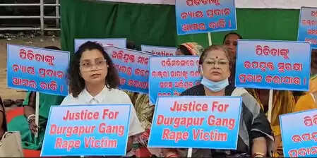 Durgapur case: Nari Naray Vahini protests, claim strict action against culprits