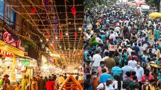 There are large crowds in the markets for Diwali shopping, traffic jam becomes a problem; How will it be resolved? – Gandhi Nagar Market Diwali Shopping Crowd causes traffic jams