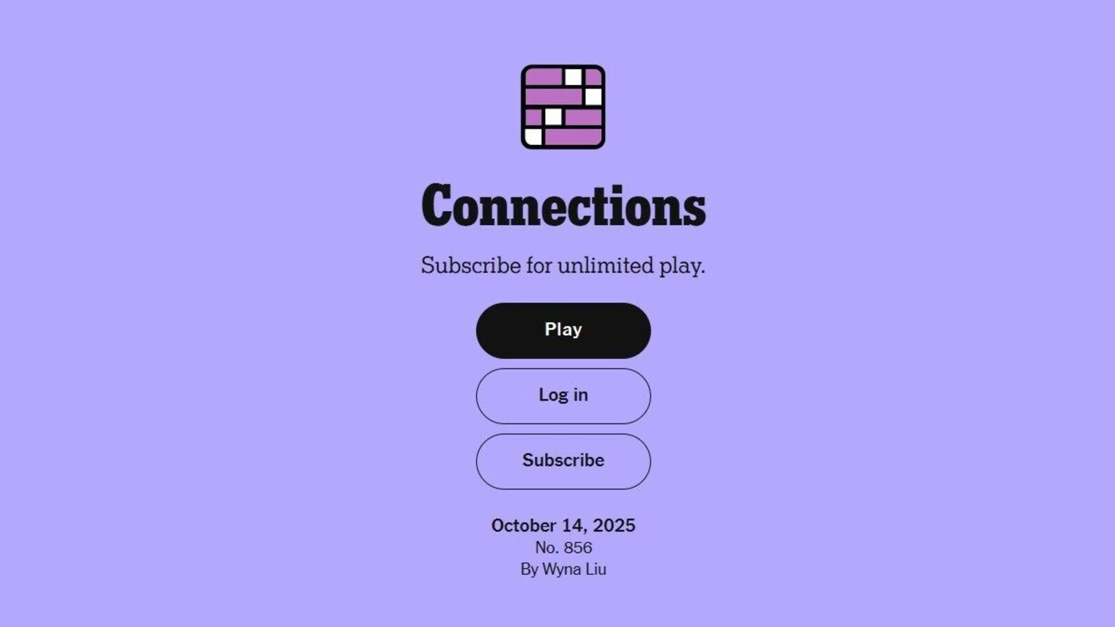 NYT Connections #856: Here is all you need to know about the tips and answers for October 14