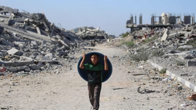 Fighter flames in Gaza like Donald Trump says “the war is over”