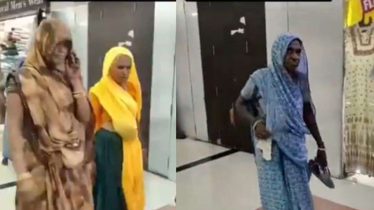 The village grandmother saw the bright floor of the mall and did something like that even the viewers were shocked, they would be stunned to see the innocence in the viral video.
