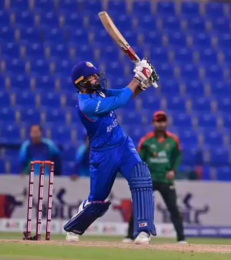 The Storm of Mohammad Nabi came to Sheikh Zayed Stadium and scored 43 runs on the last 10 balls.