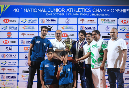 National Junior Athletics Championship: Tamil Nadu stood first, Haryana stood second