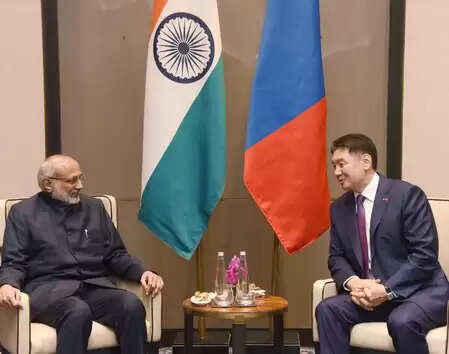 Vice President Radhakrishnan meets the Mongolian president, discusses bilateral relations