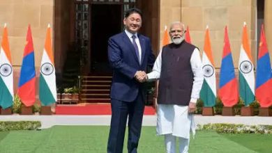 The Mongolian President Khurelsukh Ukhna met Premier Modi, discussed many issues