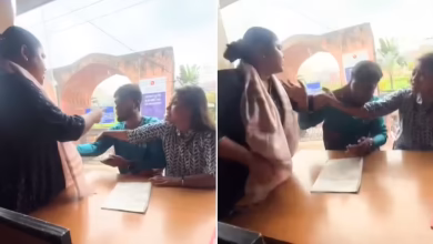 The young man had fun with another girl in the restaurant, when his real girlfriend came, then you would be left in tears after watching the video of what happened.