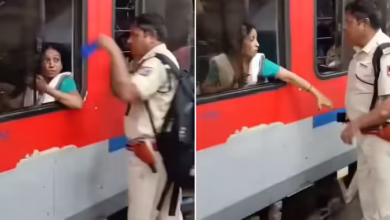 “Madam’s life came out”, RPF jerked the phone of the woman sitting on the window seat, greeting people after they knew the reason