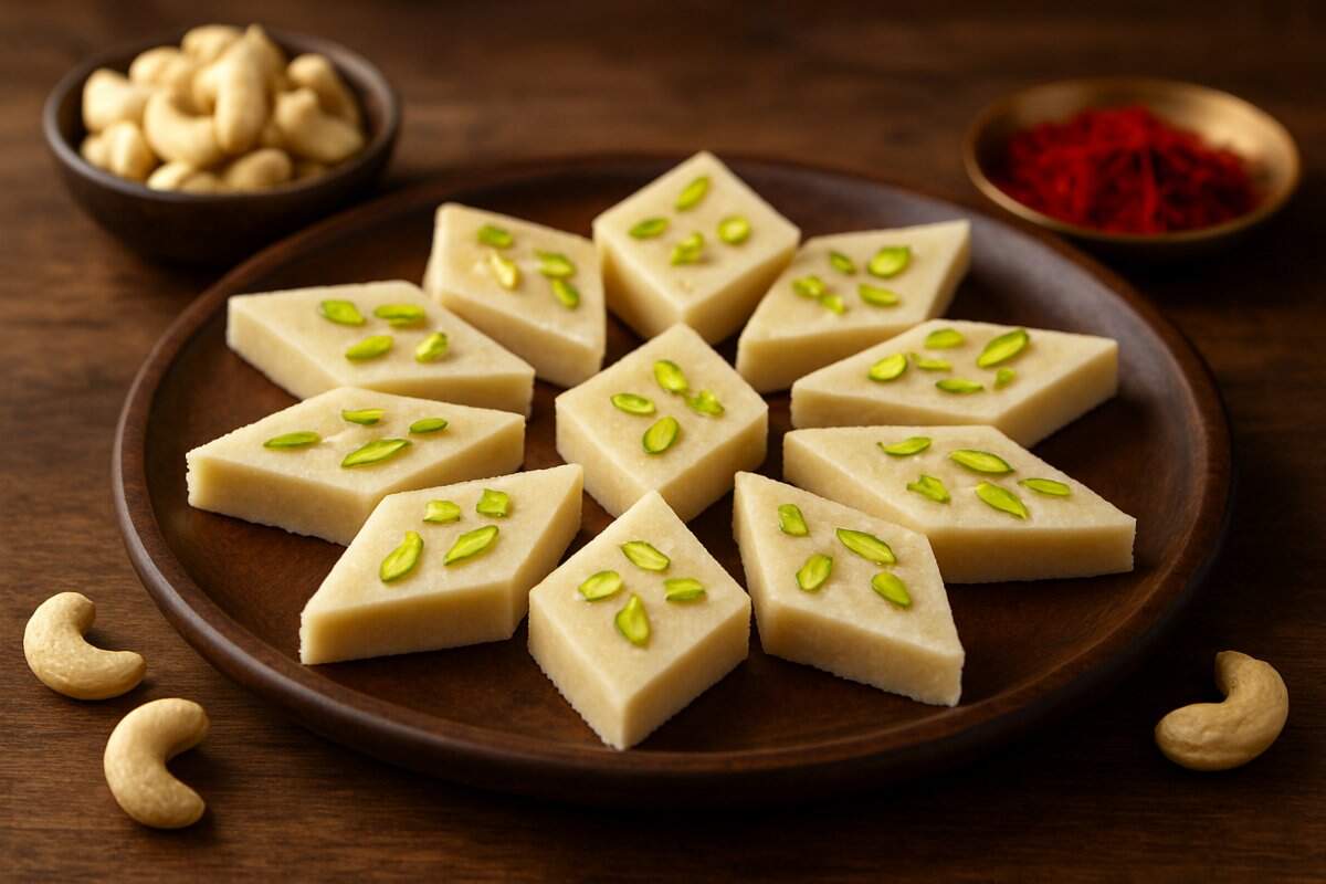 Healthy Diwali Sweet: Make Healthy Jagtery Cashew Katli with just 4 ingredients within minutes, know the full step-by-step method to make it here