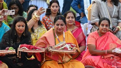 ‘Enemies of Sanatan Dharma’: Monkey, BJP Spar over CM Relha Gupta’s public carwa chauth celebration