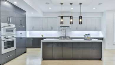 Prepare the kitchen in modern style