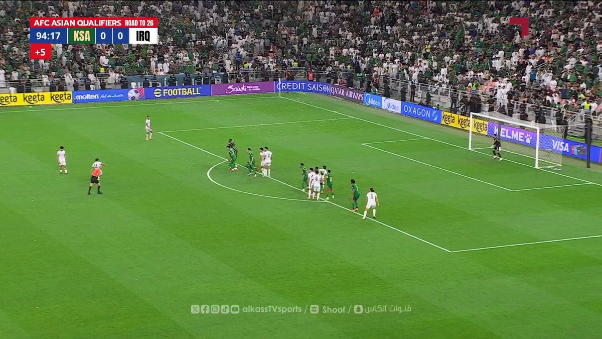 تصدي التأهل لمونديال 2026. نواف العقيدي يتصدى لأخر محاولة ويمنع منتخب العراق من التسجيل