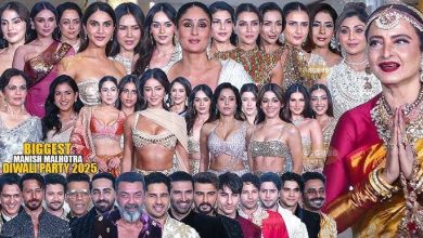 Manish Malhotra threw the biggest Diwali party this year! From SRK to Karan Johar, all the stars participated, see glamorous videos and pictures