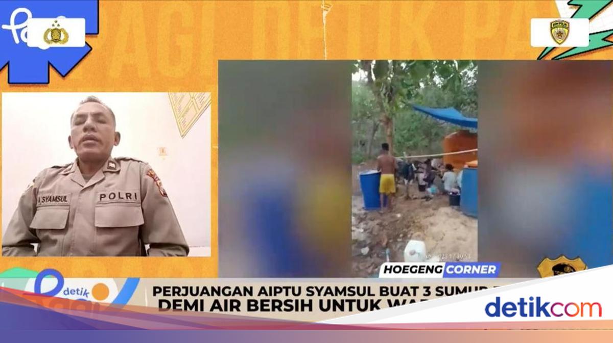 Aiptu Syamsul’s sacrifice in building a borehole resulted in a loan of IDR 500 million to the bank