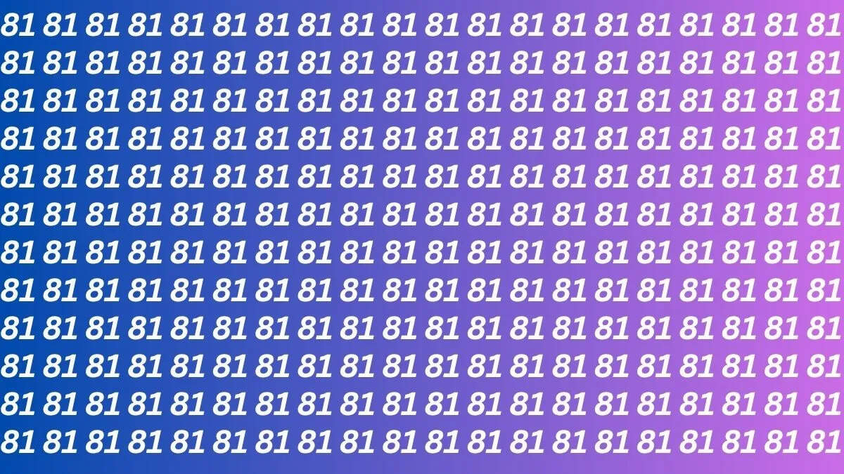 Even the scholars found it difficult to find 18 in the crowd of 81. Do you have the power to find them?