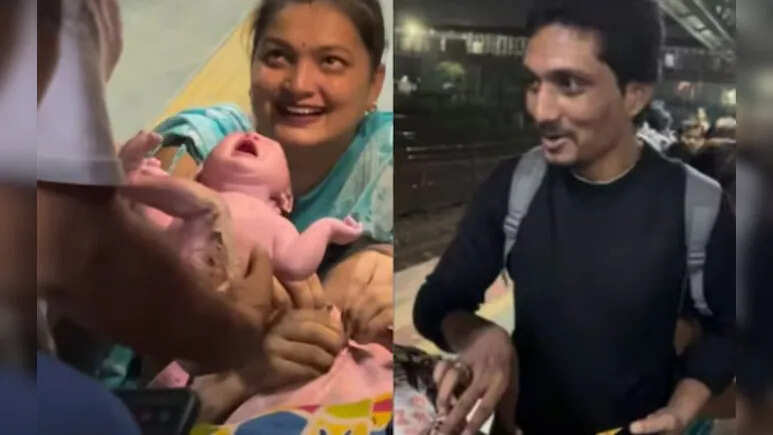 God sent this brother… ‘Miracle’ at 1 am at night at Ram Mandir station in Mumbai, everyone’s soul trembled after seeing the scene.