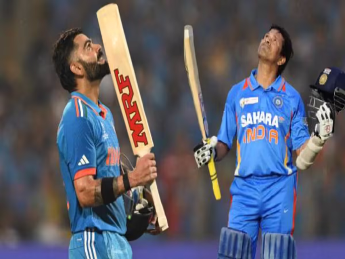 Just one step away, Virat Kohli is on the verge of breaking Tendulkar’s greatest record, a new record will be created in the history of ODI.