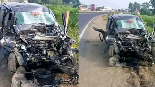 Ujjain: Car explodes in gruesome road accident, three die on the spot – ujjain car accident ghatiya area 3 die on the spot MLA Satish Malviya reaches to meet family