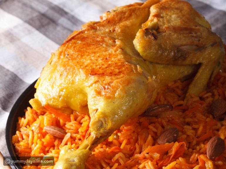 طريقة عمل الكبسة الحمراء بالفيديو