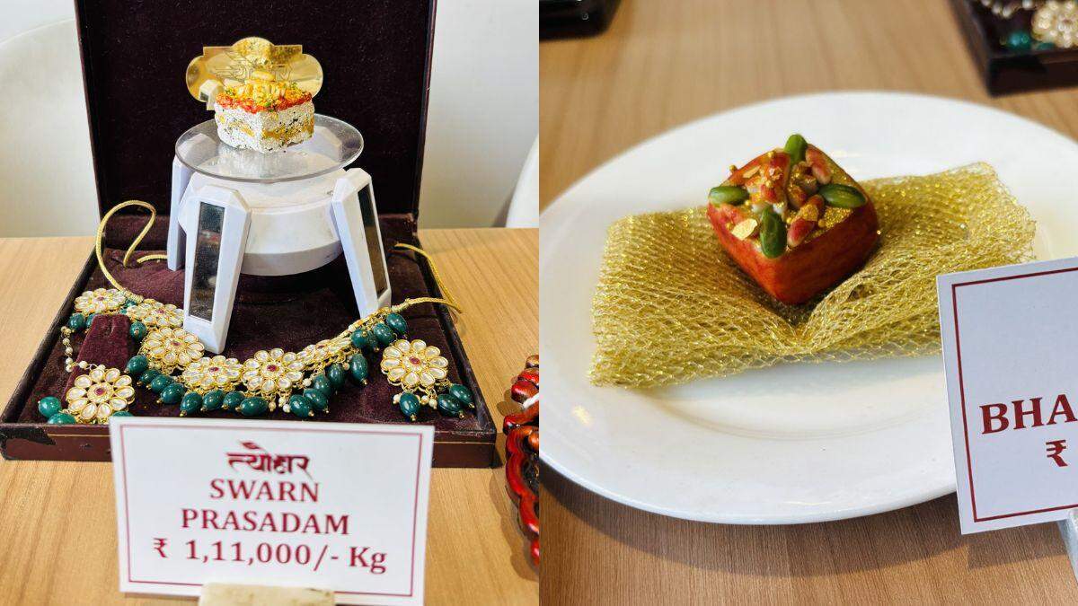‘Oh God…’ This sweet called Swarna Prasadam is sold for Rs 1,11,000 per kg in Jaipur, see why it is so expensive in the viral video