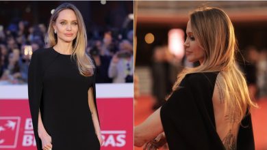 Angelina Jolie flaunts massive back tattoos at Couture premiere; internet hails her as a ‘goddess’ | See photo