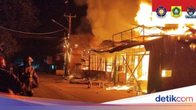 Houses and stalls in Bogor burned down, one person suffered burns to the face