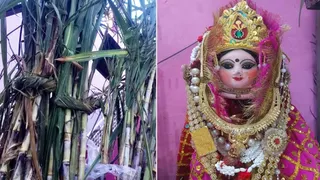 Special tradition to celebrate Diwali in Uttarakhand, the idol of Goddess Mahalaxmi is made of sugarcane stalks – diwali 2025 tradition of worshiping mahalaxmi idols made of sugarcane stalks in kumaon