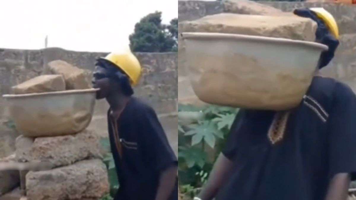 This person did such a feat with his teeth that people said – “Brother, is it a human or an Ironman?, watch viral video”