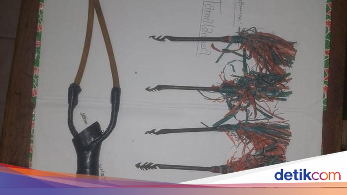 About to fight, 2 teenagers in Makassar carrying a bow and arrow are seized by the police