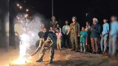 Diwali on Naxal front: ITBP soldiers celebrated the festival with villagers