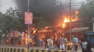 Kanpur Nrews: There was chaos due to a massive fire in the restaurant, the flames were brought under control after two hours of hard work – Kanpur restaurant fire major fire break investigation underway
