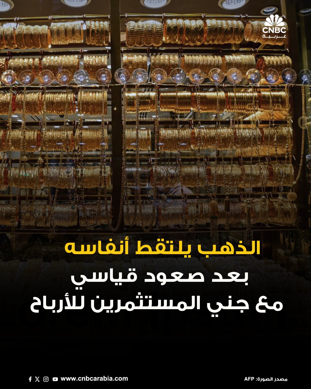 أسعار الذهب تنخفض قليلاً اليوم الثلاثاء، مع إقبال المستثمرين على جني الأرباح بعد أن سجّل…