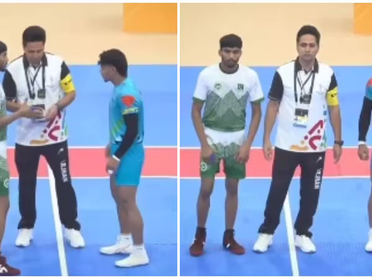 Indian Kabaddi team refuses handshake after defeating Pakistan 81-26