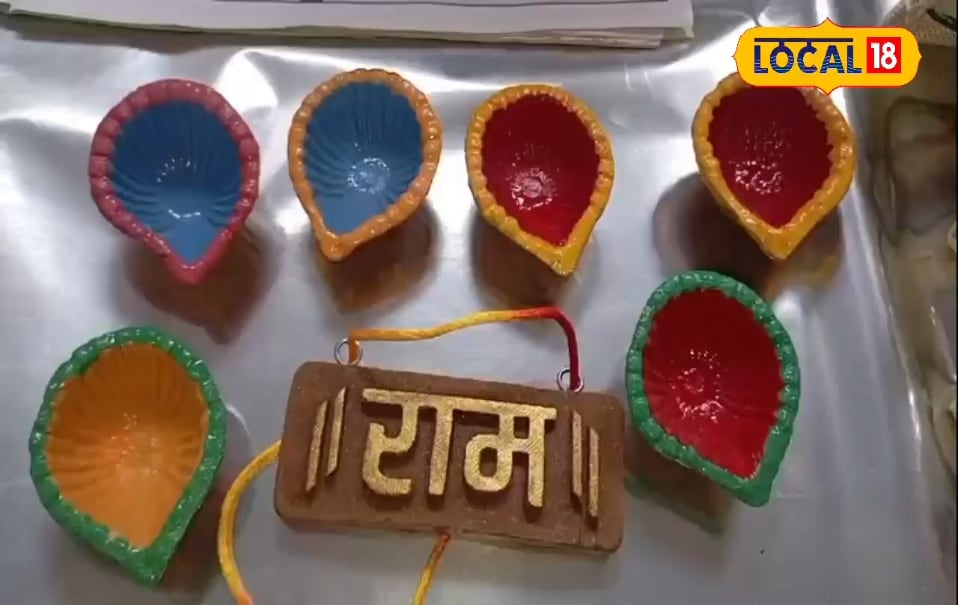 Moradabad News: These lamps will be missed after burning, this woman from Moradabad won hearts with her skills