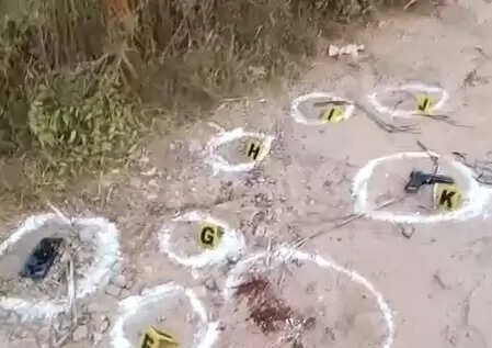 Uttar Pradesh: Nafees, a criminal carrying a reward of Rs 1 lakh, killed in an encounter in Shamli, search for others continues.