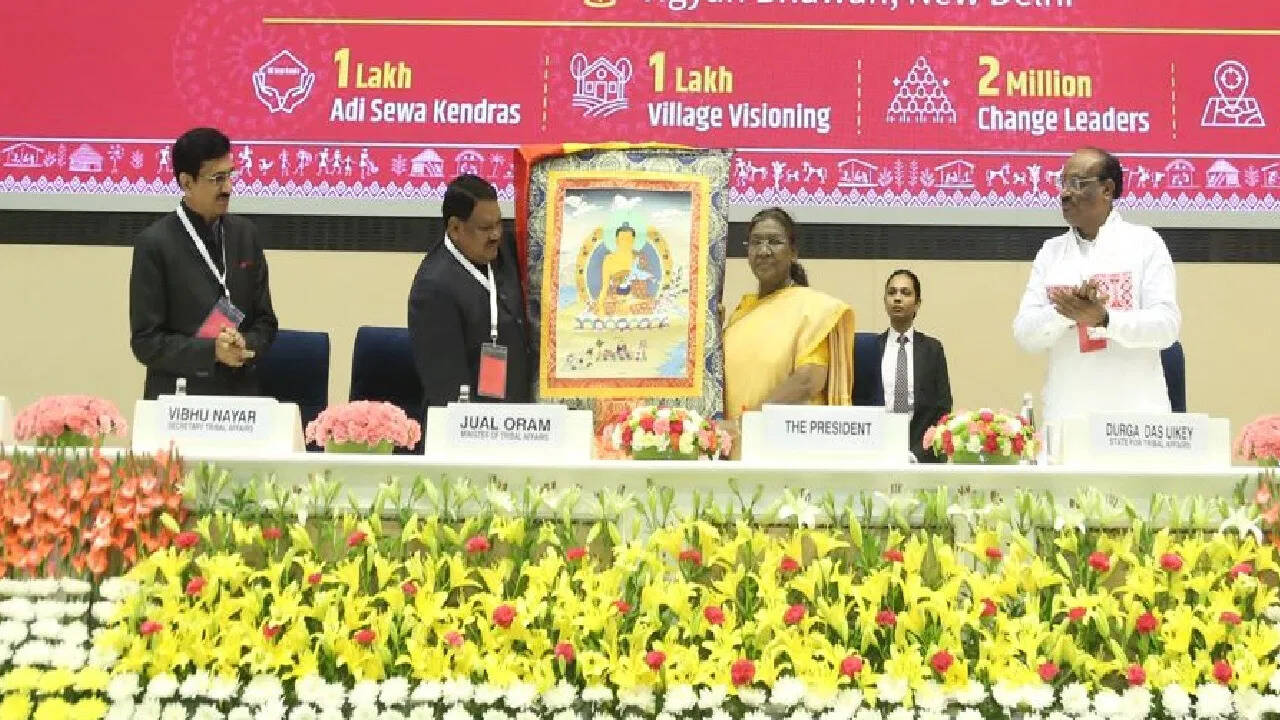 Tribal empowerment will be strengthened only through public participation… President Draupadi Murmu spoke at the national conference of Adi Karmayogi Abhiyan.