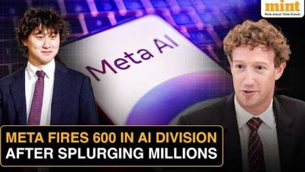 From poaching top AI talent to firing 600, Zuckerberg shakes up AI department