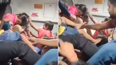 Train Viral Video: Fight for seat! Passengers behaved with women in such a way that one would bow down in shame after seeing them.