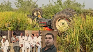 Car high beam causes death of two farmers, tractor driver blinded by bright light loses control – car high beam causes fatal accident two farmers killed