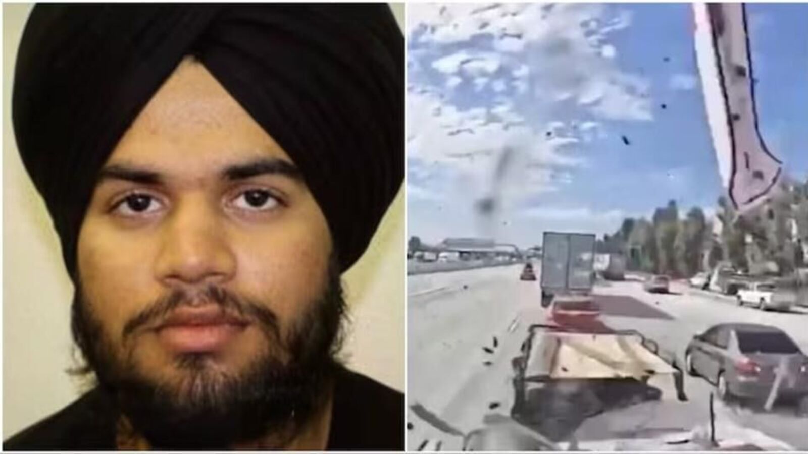 Video: Moment Jashanpreet Singh of Indian origin rams truck into several cars in traffic in California