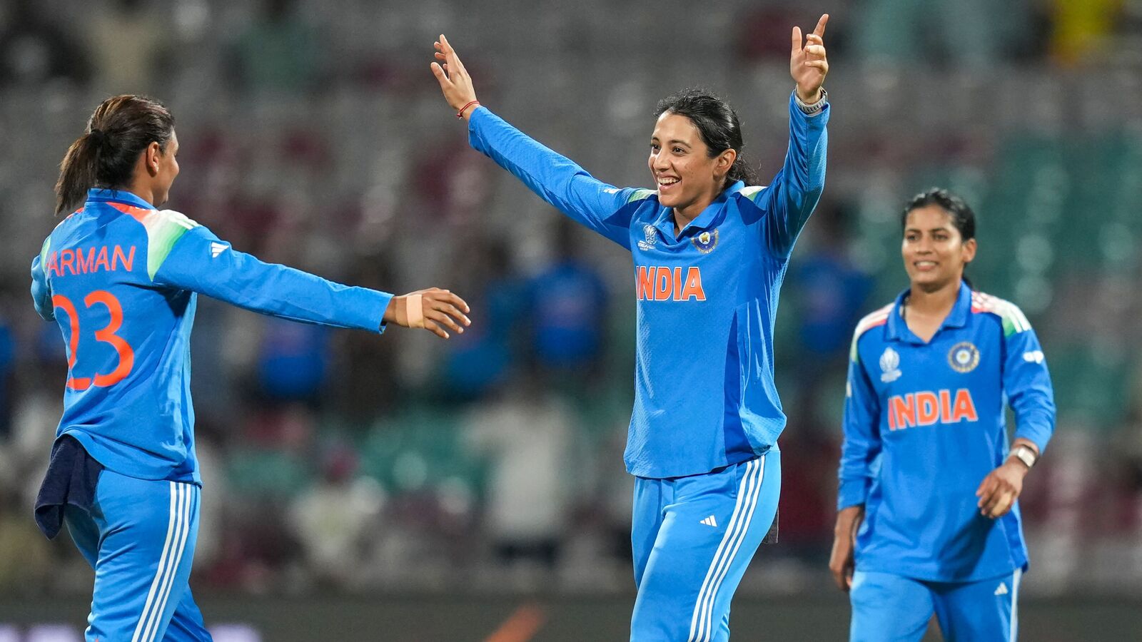 India secure semi-final spot in women’s ODIs with dominant win over New Zealand