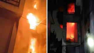 Fire breaks out in three storied illegal warehouse in Lucknow, one laborer burns, 15 girls rescued – lucknow fire illegal warehouse fire injures one rescues 15 girls